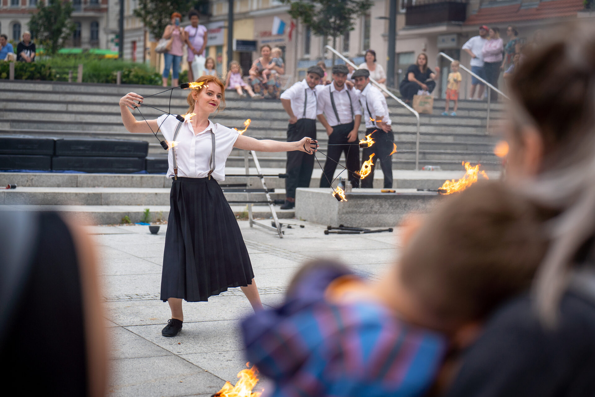 Retro Fireshow - spektakl ogniowy w stylu lat 20., Abstract Show